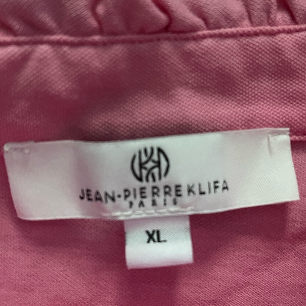 Jean Pierre Klifa Paris Ruffled Luxury Polo Size XL - Picture 9 of 9
